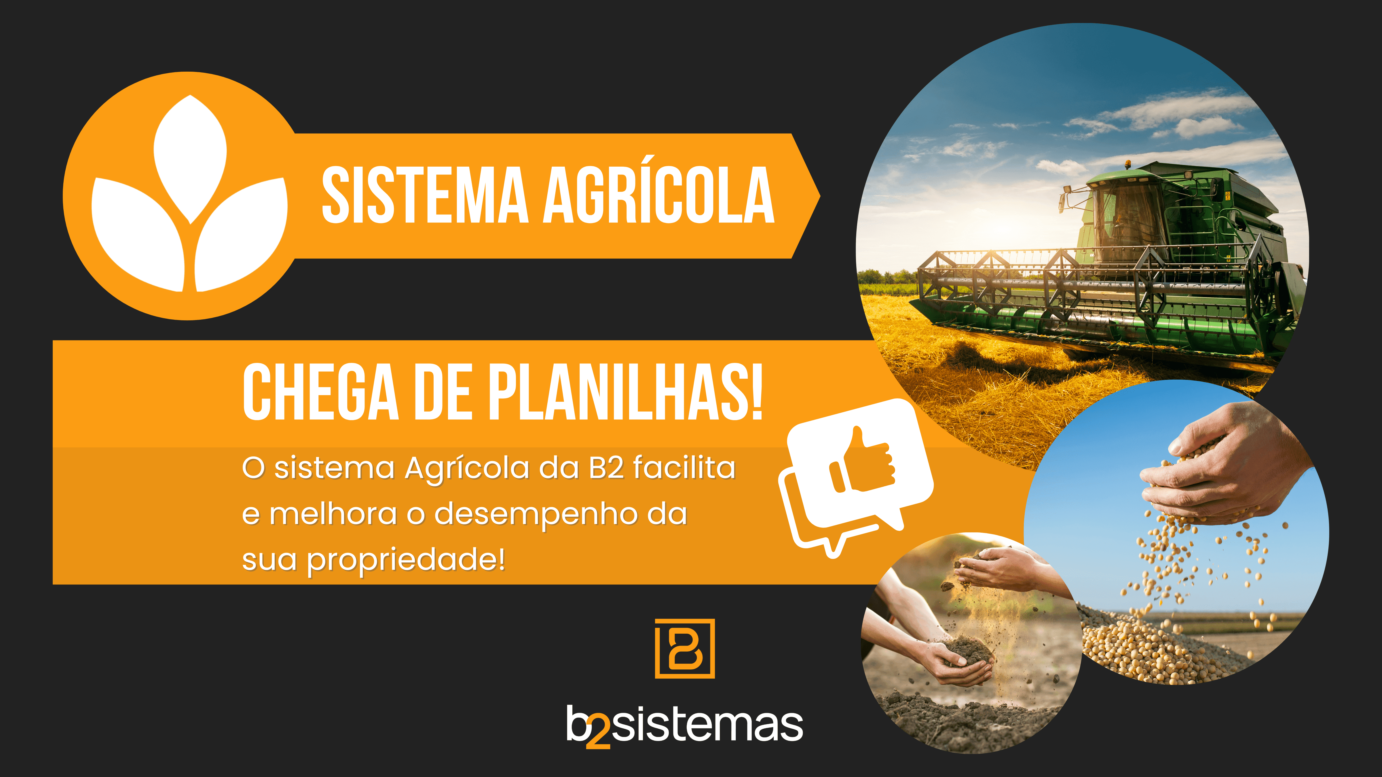 Imagem de apresentação do Sistema Gerencial B2 Agricola